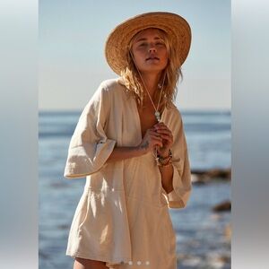 Free People Charlton Romper in Tea